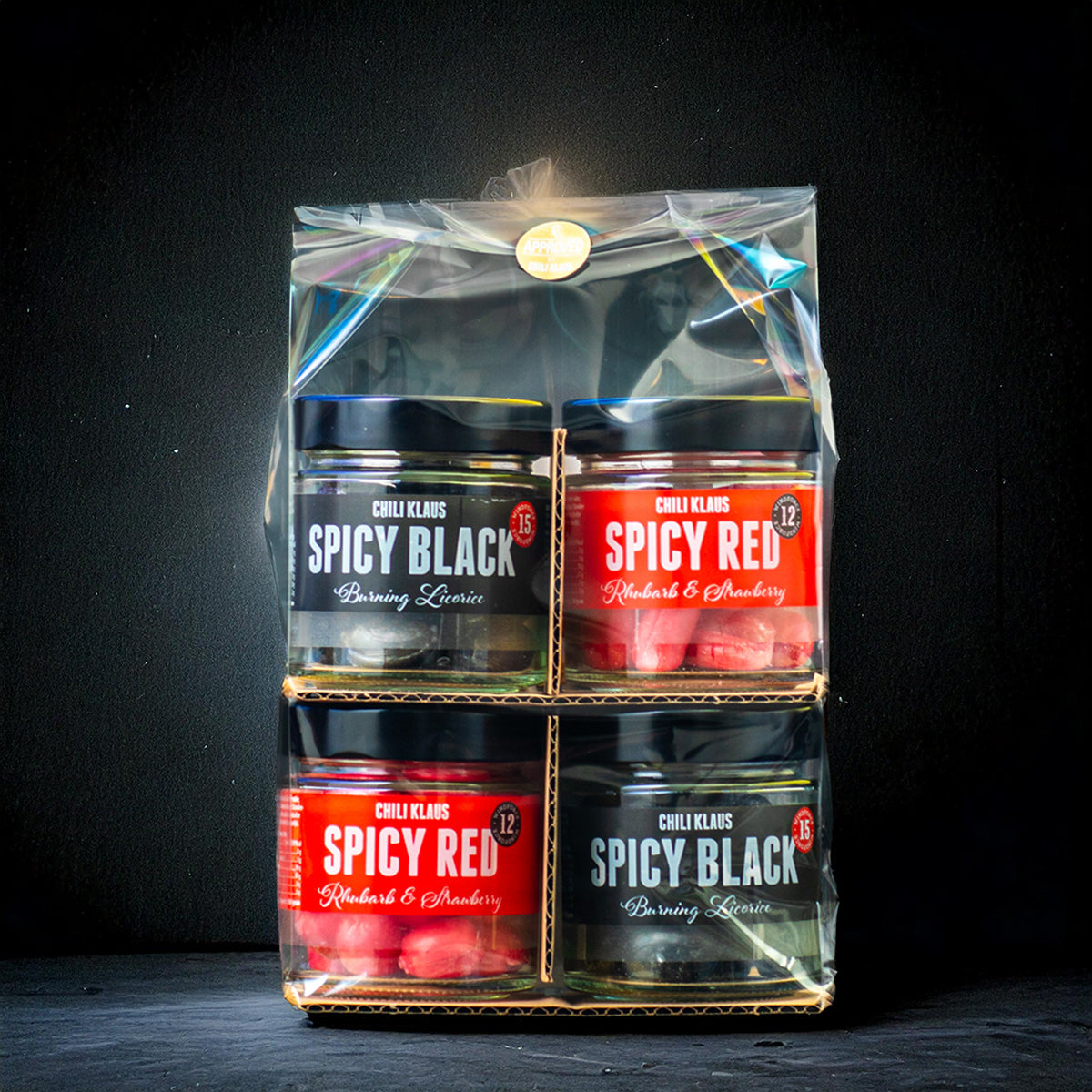 Spicy Sweets 4-pack Red &amp; Black