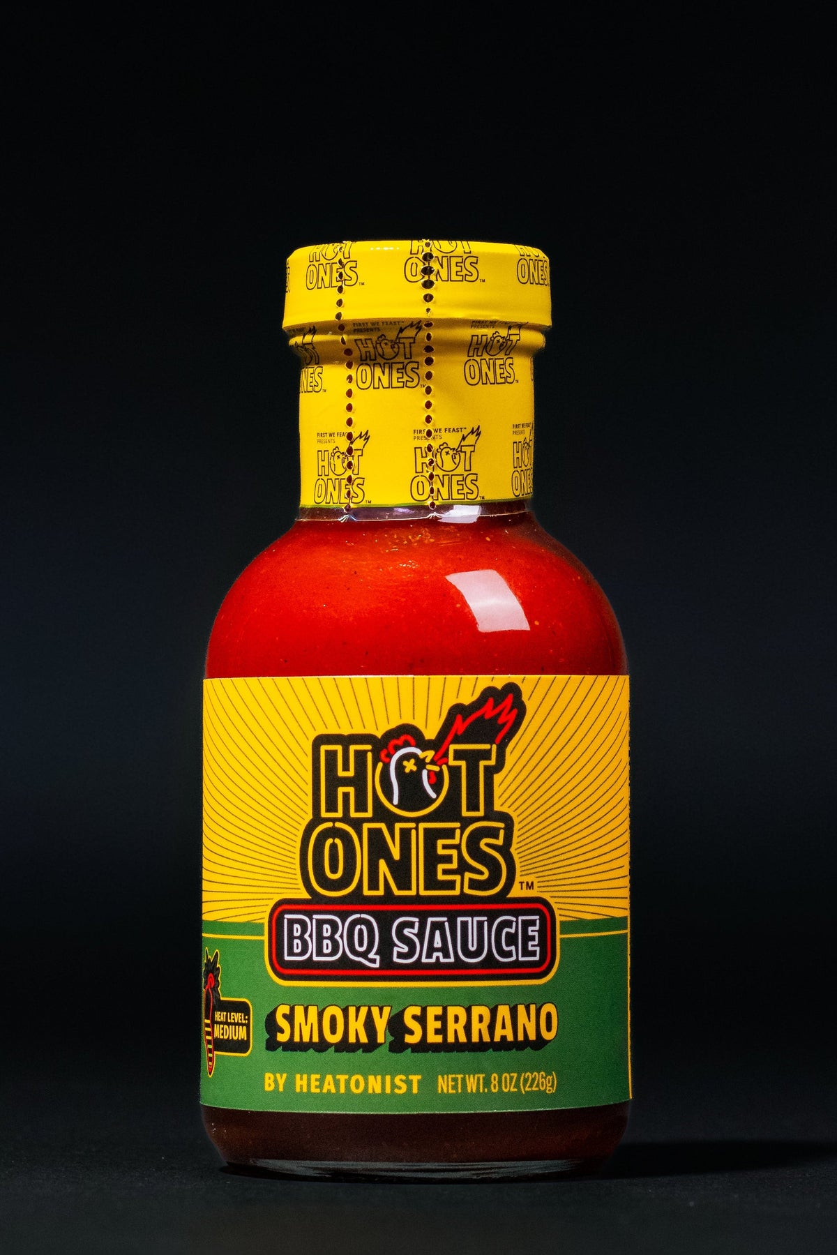 Hot Ones Smoky Serrano BBQ Sauce – officiel produktvisning