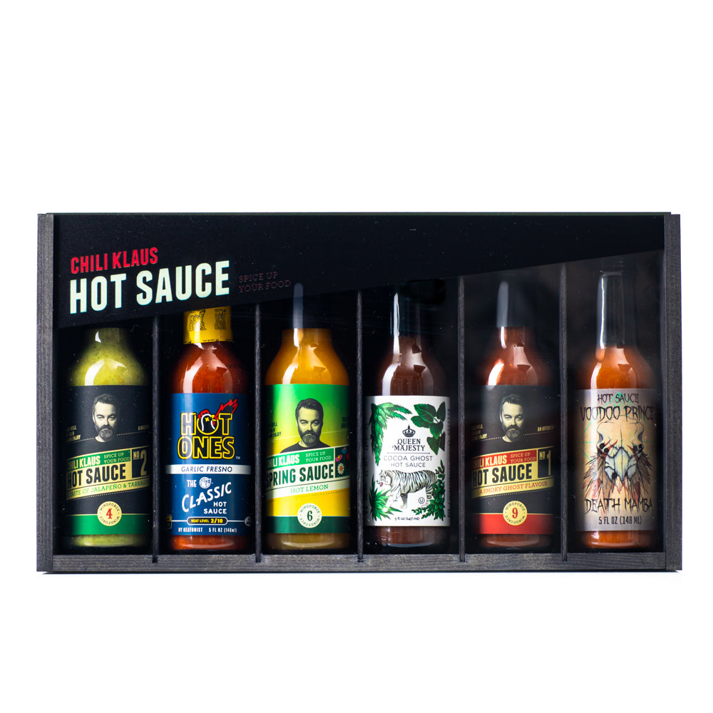 SixPack - Geschenkbox mit 6 Hot Sauces
