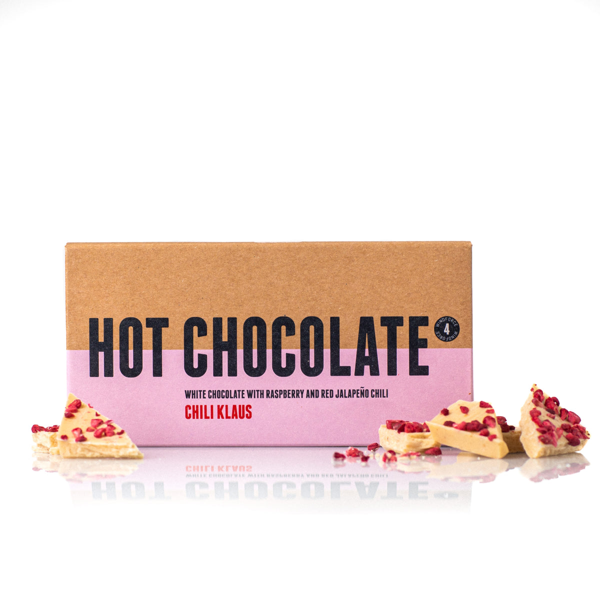 Hot Chocolate - white chocolate with raspberry & red jalapeño chilli